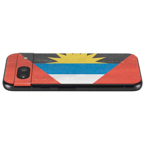 Antigua and Barbuda Flag Distressed Google Pixel 8a Skin